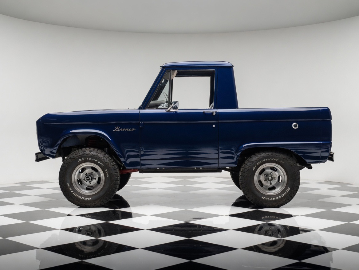 1970  TOTALLY RESTORED FRAME OFF BRONCO (SHORT CAB)